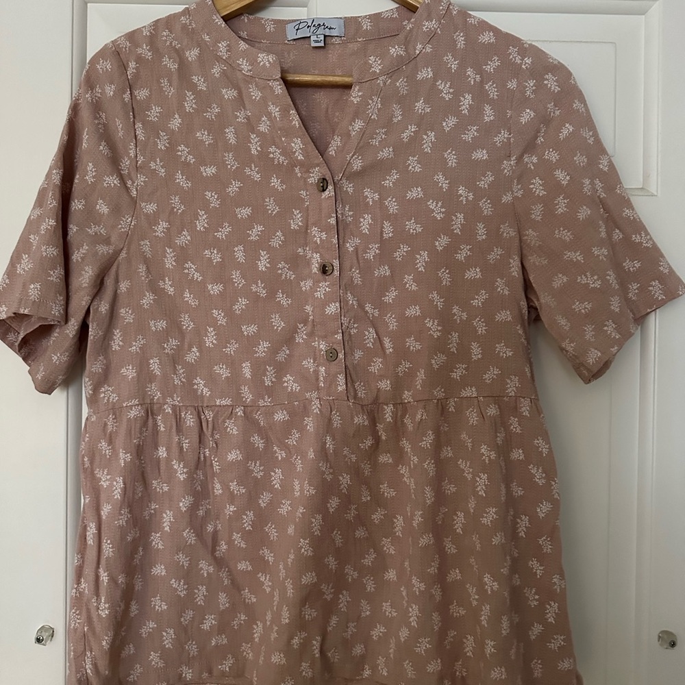Polagram Pink Floral Blouse